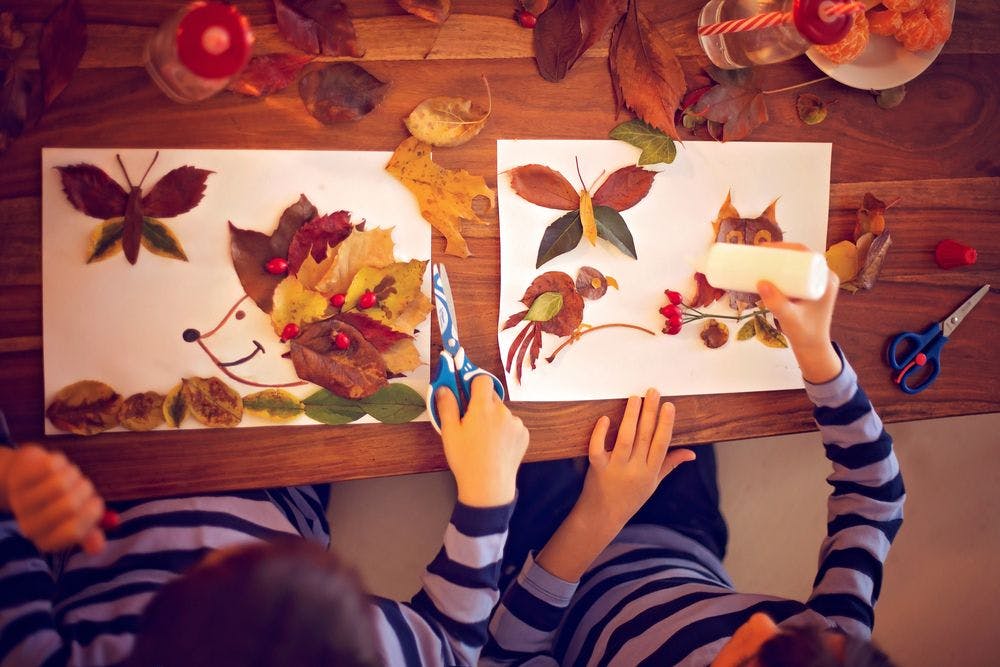 Autumn crafts for families