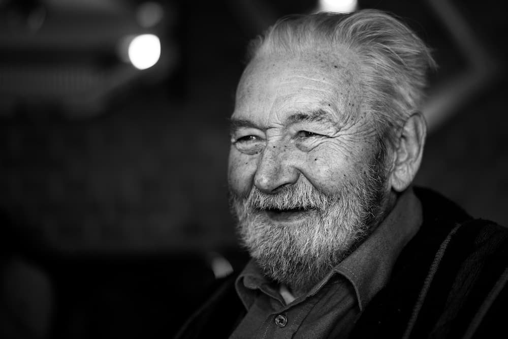Man laughing