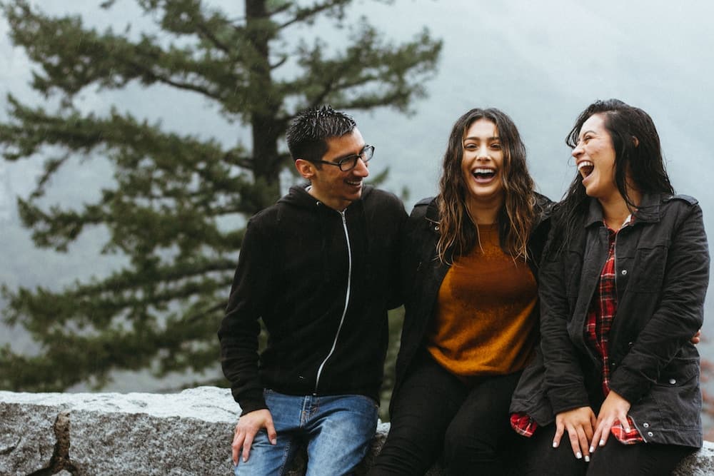 women laughing