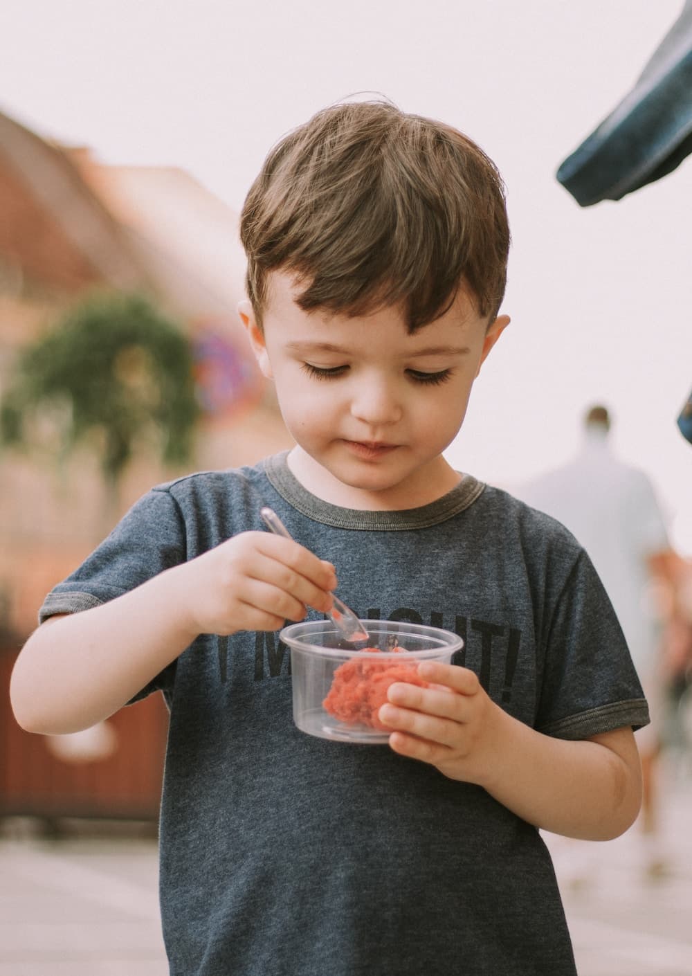 child eating