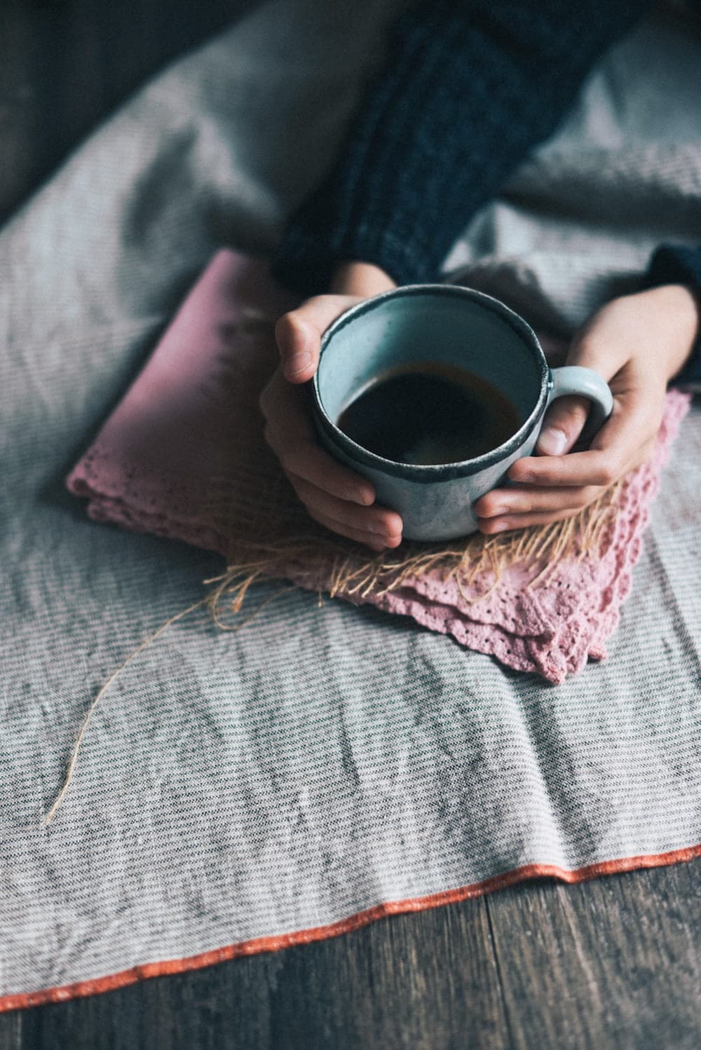 woman with tea