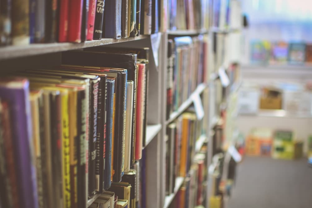 books in library
