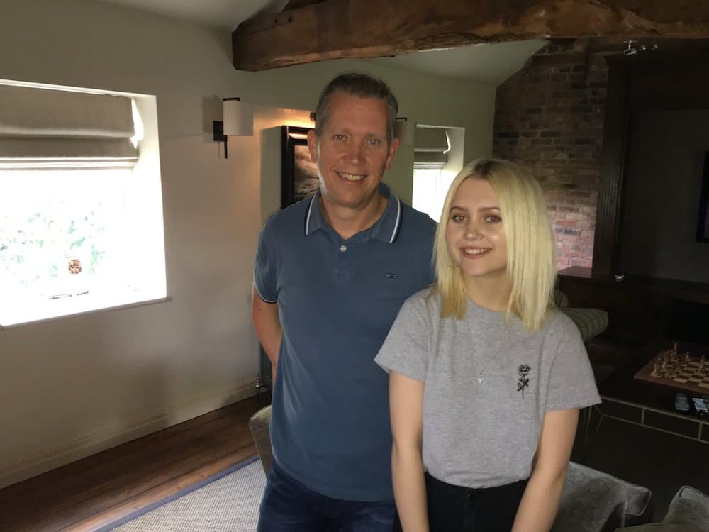 Sean and his daughter Charlotte