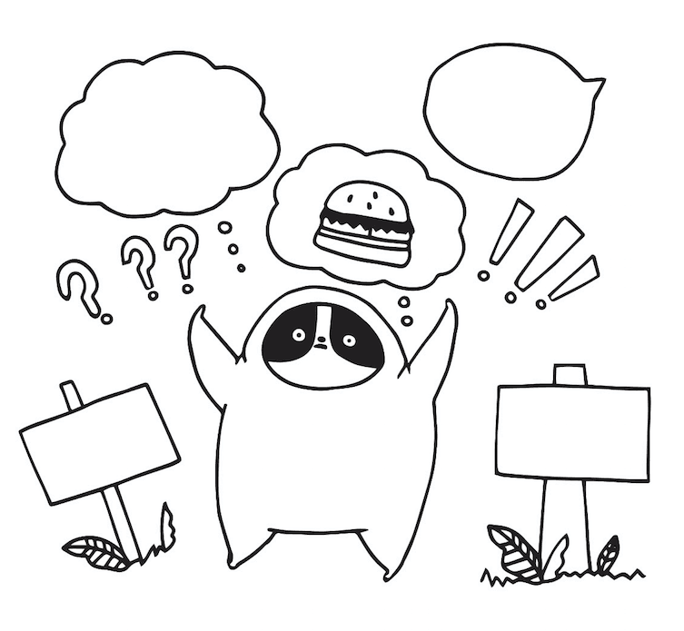 sloth-getting-distracted-by-everyday-worries