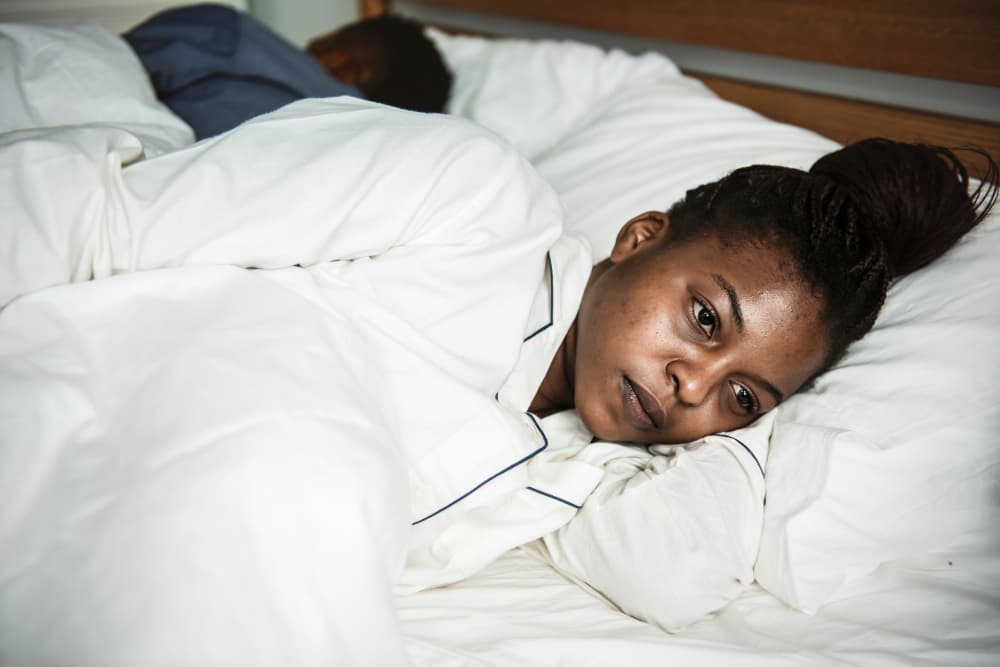 woman sleeping