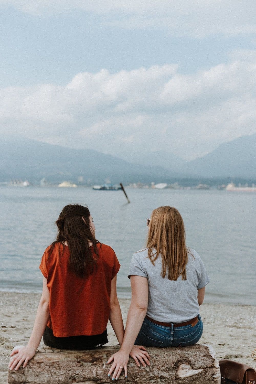 two friends talking