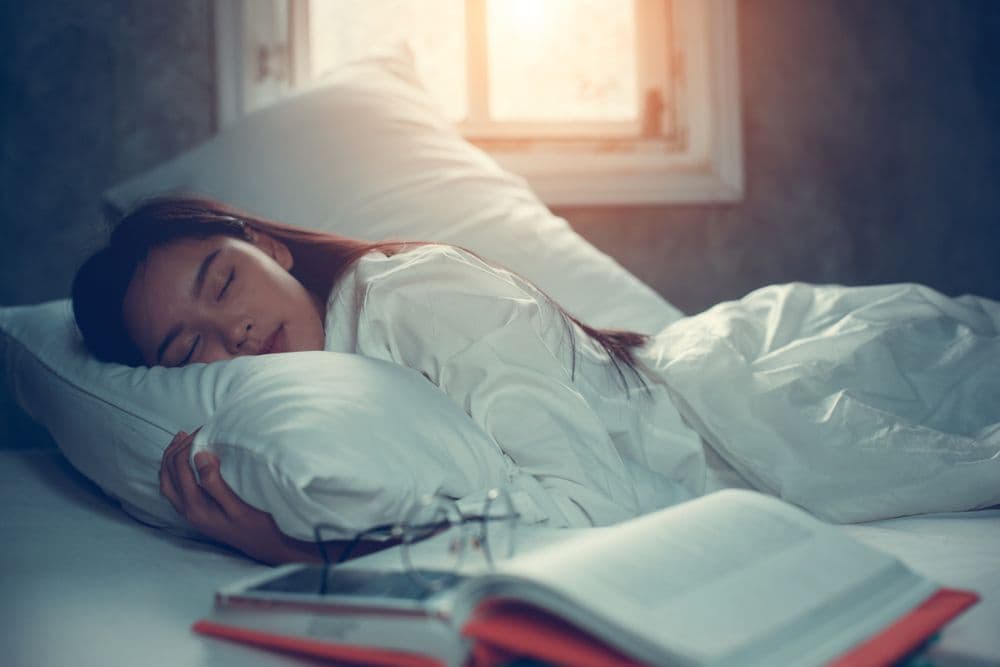 woman sleeping