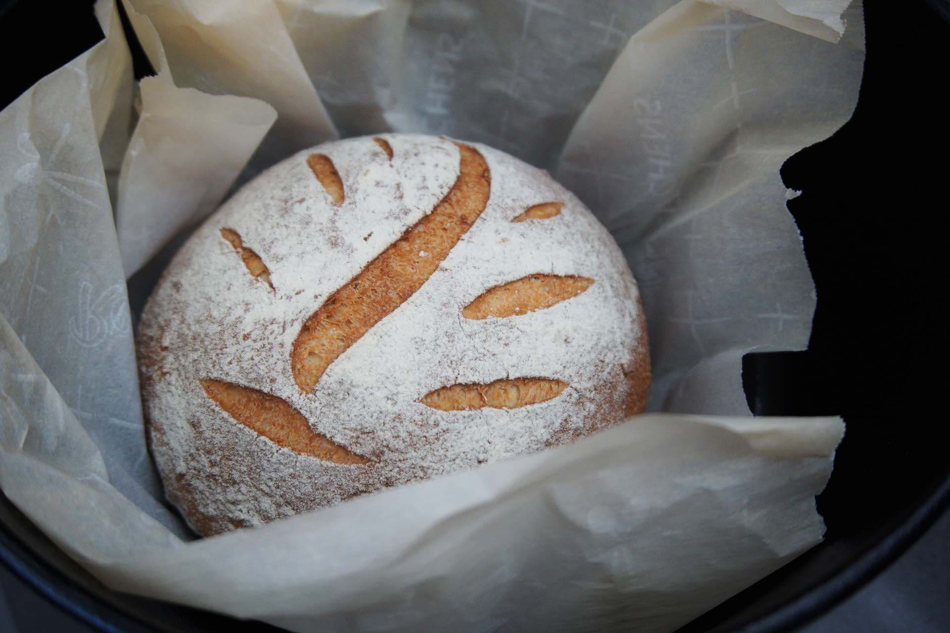 Celebrating the calm and joy baking bread brings