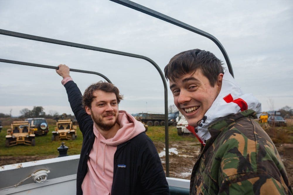 Rupert and a friend